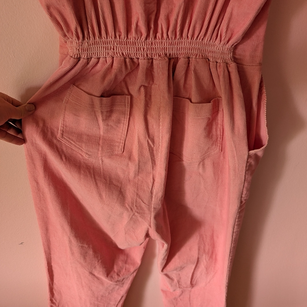 Nooworks Pink Corduroy Overalls Size XL - Picture 2 of 12